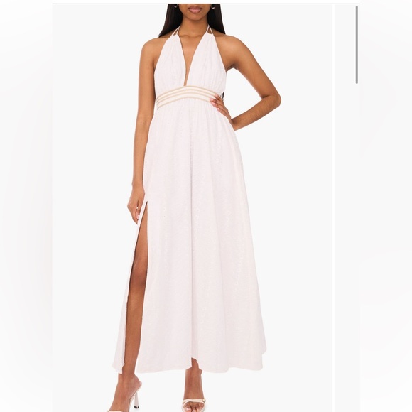 Parker Dresses & Skirts - Parker White Dress with Cream Details